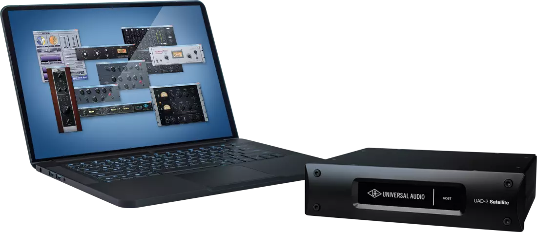 UAD-2 Satellite Thunderbolt DSP Accelerator - QUAD w/ Custom Plug-In Bundle
