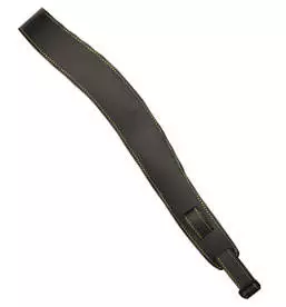 Courroie de guitare en su�de avec logo en relief - Noir