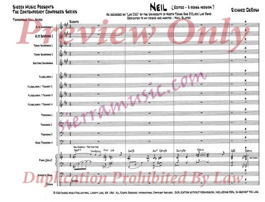 Neil (Edited) - DeRosa  - Jazz Ensemble - Gr. 3