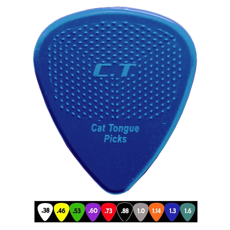 Grip Brain Picks (10 Pack) - 1.3 Blue