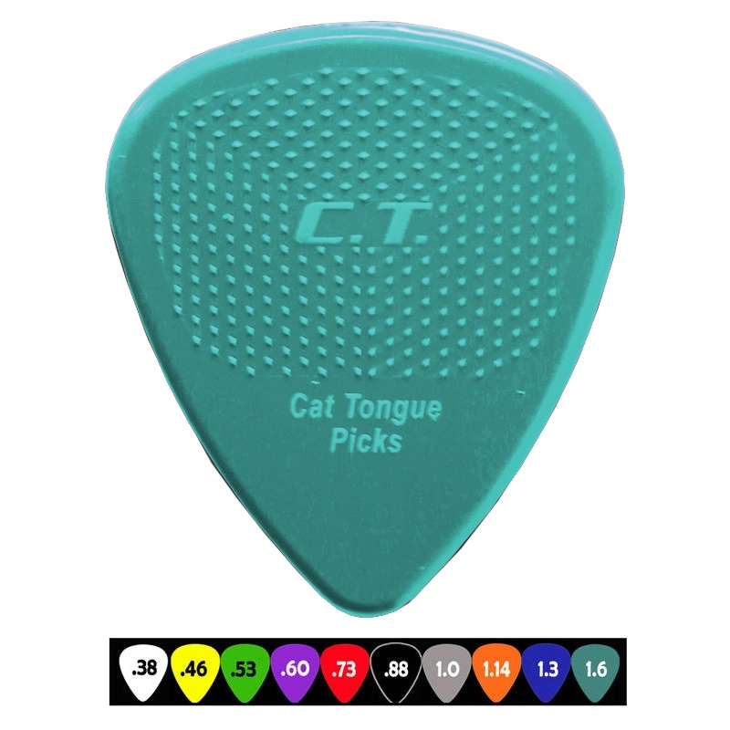 Grip Brain Picks (10 Pack) - 1.6 Turquoise/Blue