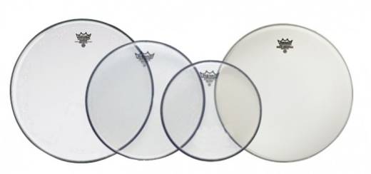 Remo - Emperor Tom Pack Clear Drumheads 10, 12, 16 w/BA-0114-00