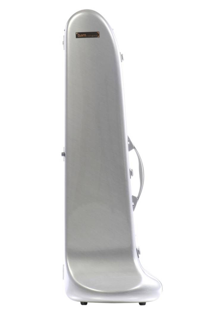 La Defense Tenor Trombone Case - Brushed Aluminum