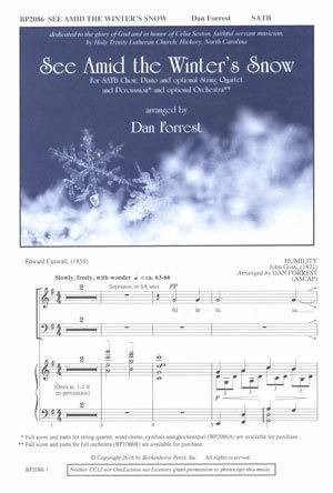 See Amid the Winter\'s Snow - Caswall/Goss/Forrest - SATB