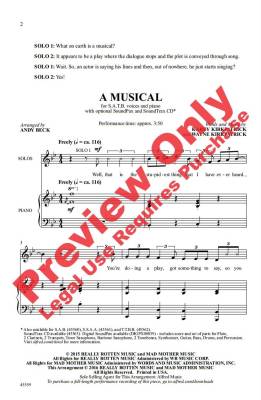 A Musical: From the Musical \'\'Something Rotten!\'\' - Kirkpatrick/Kirkpatrick/Beck - SATB