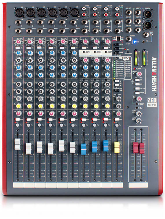 ZED-12FX Mixer with USB Connection and Effects