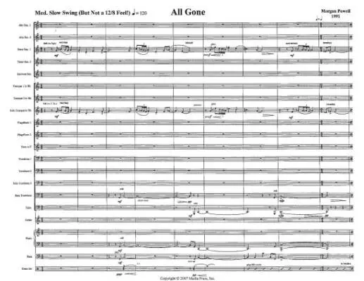 All Gone - Powell - Jazz Ensemble