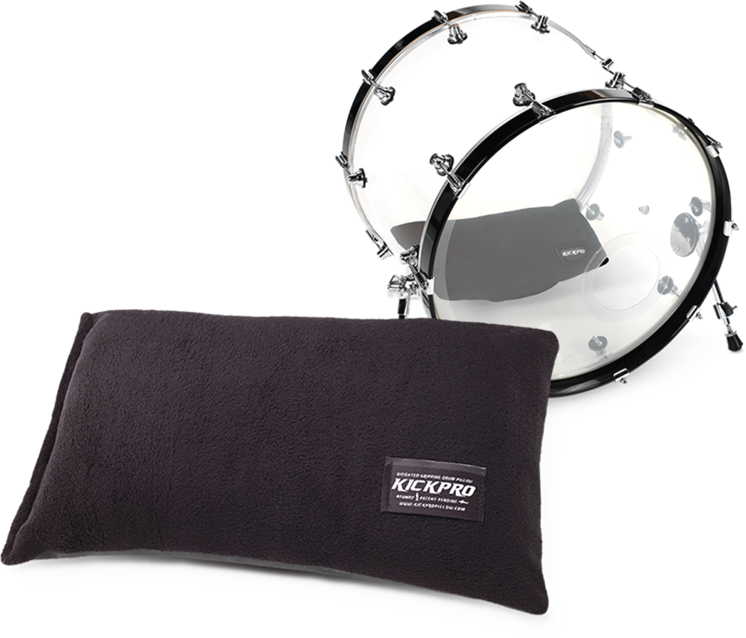 KickPro Weighted Gripping Bass Drum Pillow Long & McQuade