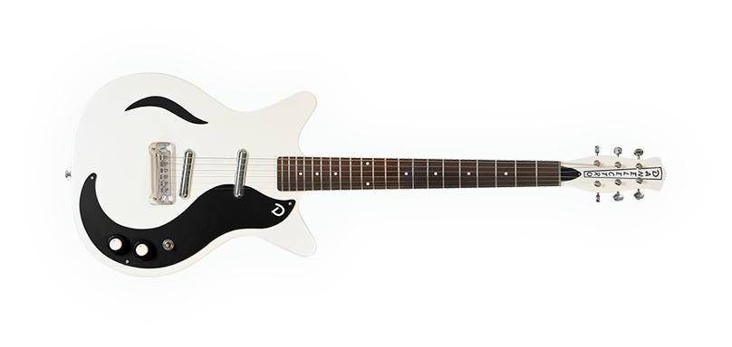 \'59 Spruce F-Hole Guitar - White w/Black PG