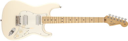American Standard Stratocaster HH w/Maple Neck and Fingerboard - Olympic  White