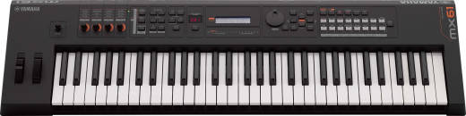 MX BK/BU Series 61-Key Synthesizer (128 Polyphony) - Black