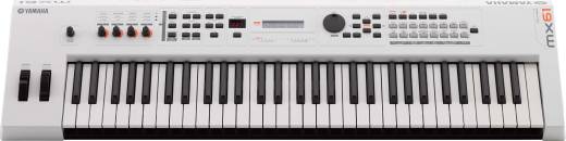 MX BK/BU Series 61-Key Synthesizer (128 Polyphony) - White