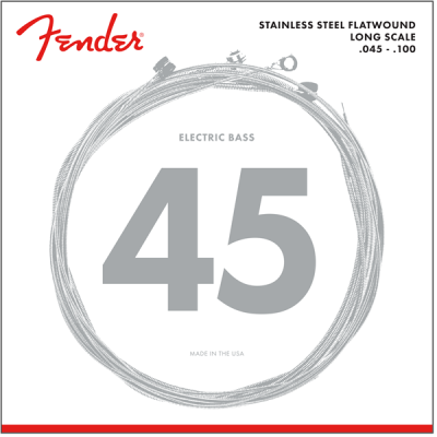 9050 Stainless Steel Flat Wound Bass Strings 45-100