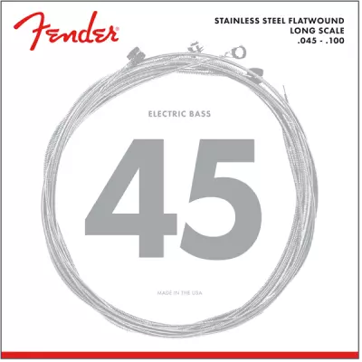 Fender - 9050 Stainless Steel Flat Wound Bass Strings 45-100