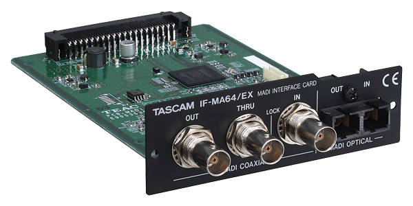 64-Channel MADI Optical/Coaxial Interface Card
