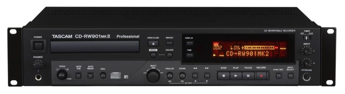 CD-RW901MKII Professional CD Recorder