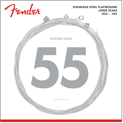 Fender - 9050 Stainless Steel Flat Wound Bass Strings 55-105