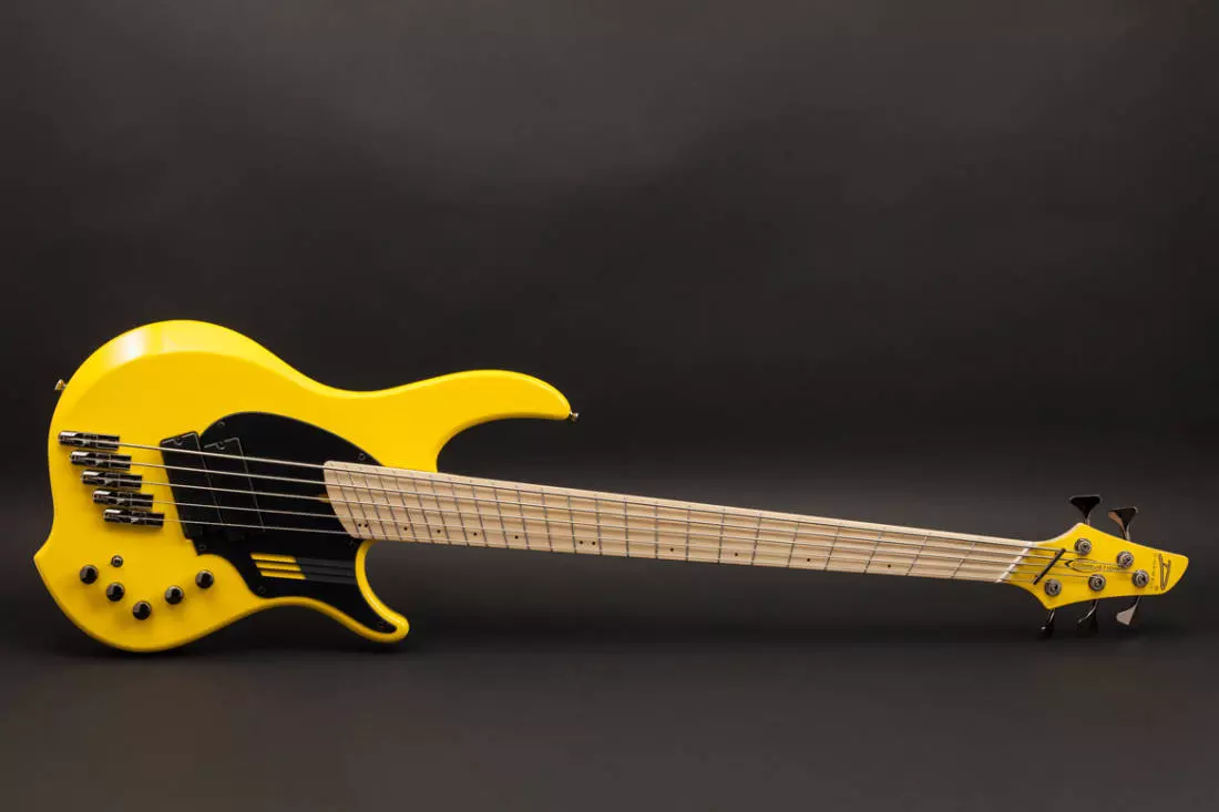 NG2 Combustion 5-String Bass Guitar w/Maple Fretboard - Ferrari Yellow