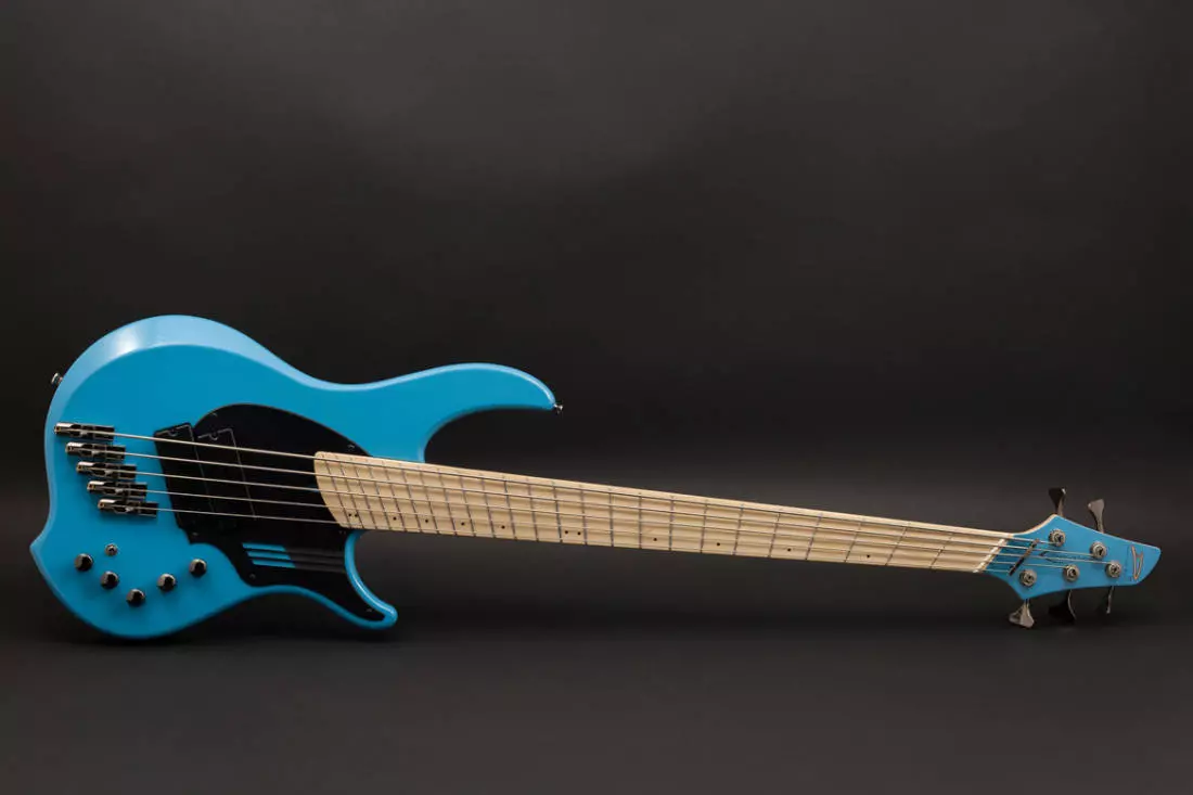 NG2 Combustion 5-String Bass Guitar w/Maple Fretboard - Luguna Seca Blue