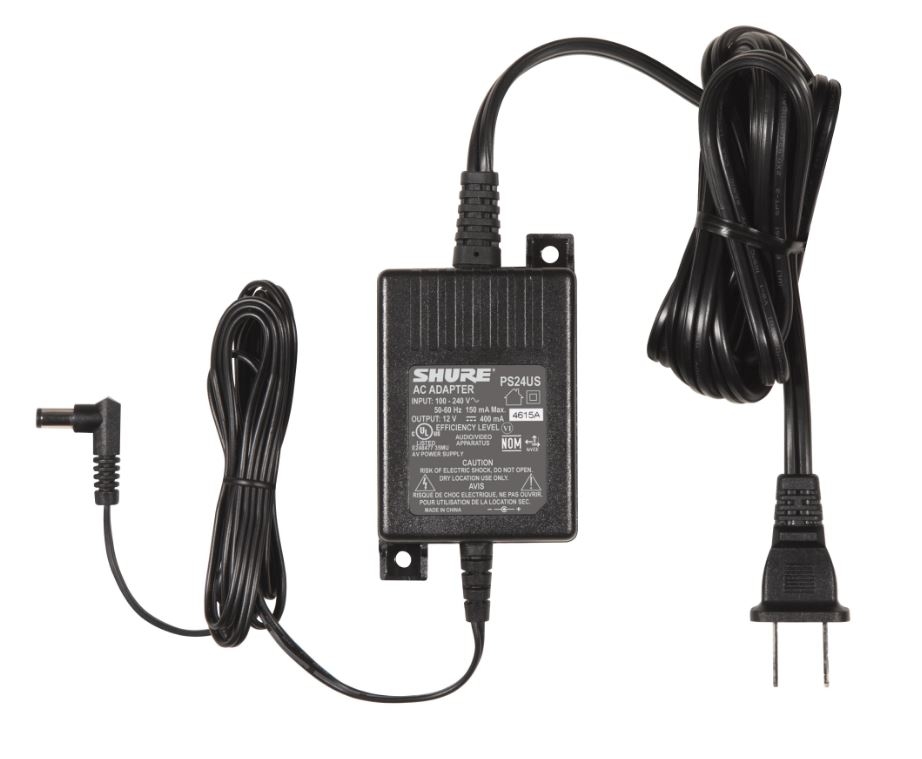 Shure PS24US Power Supply For PGXD4/BLX4/BLX88/GLXD6/QLXD4/PSM300
