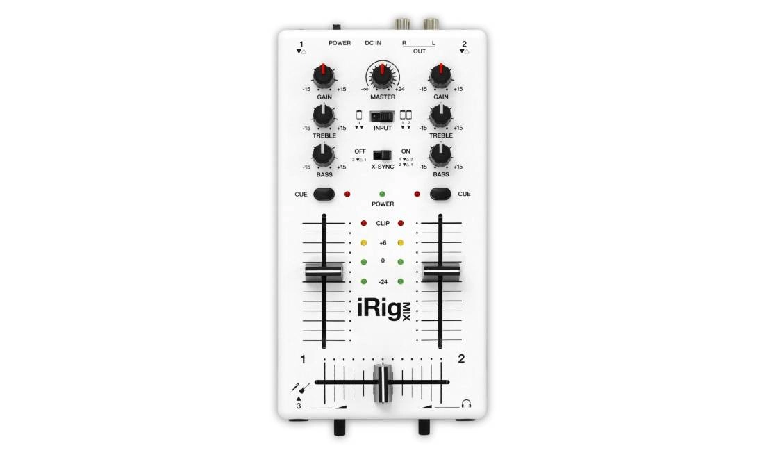 iRig Mix DJ Style Mixer for iOS Devices