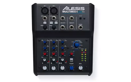 MultiMix 4-Channel USB Mixer with Effects