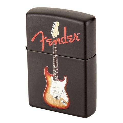 Zippo Lighter Strat on Black