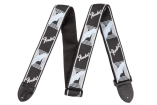 Fender - Monogrammed Strap Black\/Light Grey\/Blue