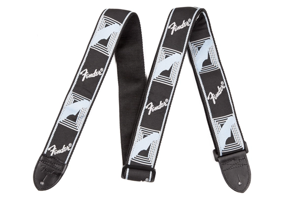 Monogrammed Strap Black/Light Grey/Blue