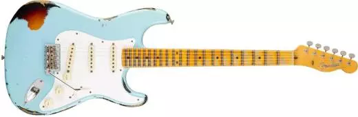 Limited Heavy Relic Mischief Maker, Maple Fingerboard, Daphne Blue over 3-Color Sunburst