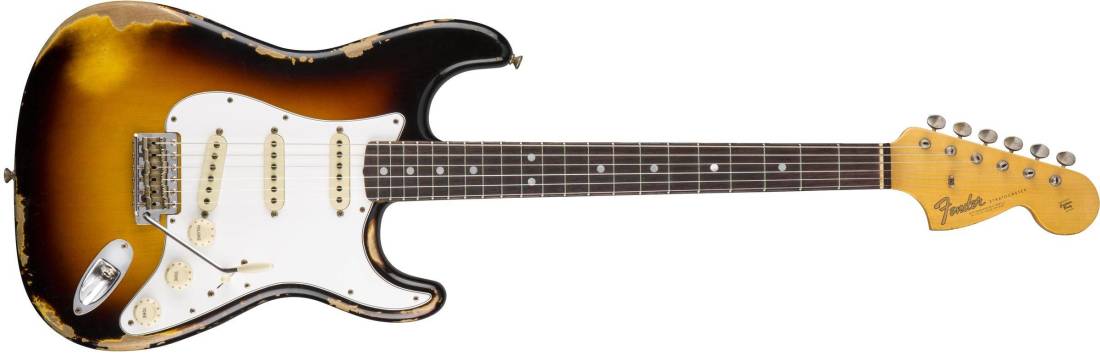 1967 Heavy Relic Stratocaster, Rosewood Fingerboard, Faded 3-Color Sunburst