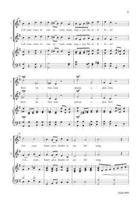 Come, Sing a Joyful Alleluia! - Edwards - 2 Pt