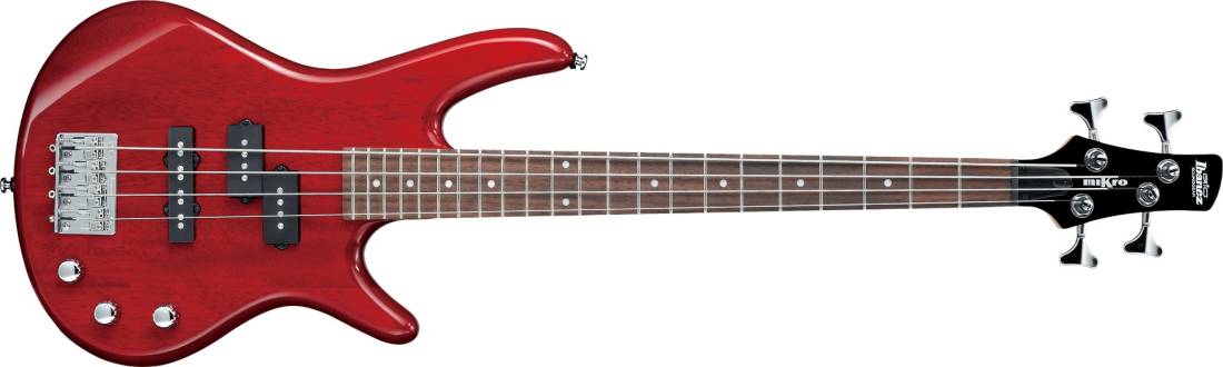 GSRM20 Mikro Bass w/Rosewood Fingerboard - Transparent Red
