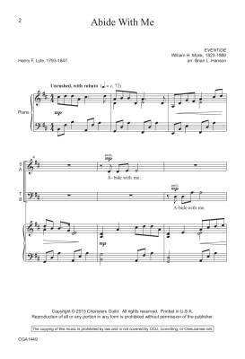 Abide With Me - Lyte/Monk/Hanson - SATB