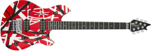 Wolfgang Special, Ebony Fingerboard - Red, Black and White Stripes