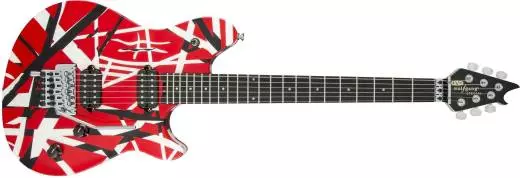 Wolfgang Special, Ebony Fingerboard - Red, Black and White Stripes