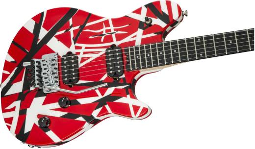Wolfgang Special, Ebony Fingerboard - Red, Black and White Stripes