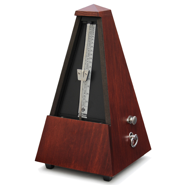 Wood Metronome with Bell - Mahogany Matte