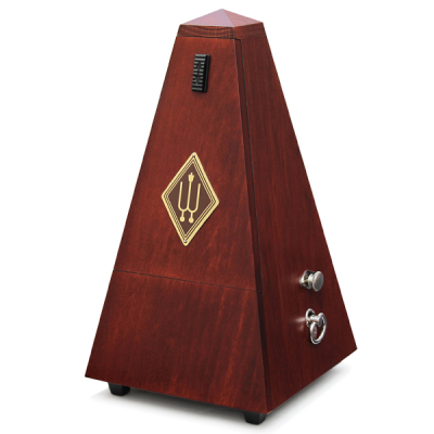 Wood Metronome with Bell - Mahogany Matte