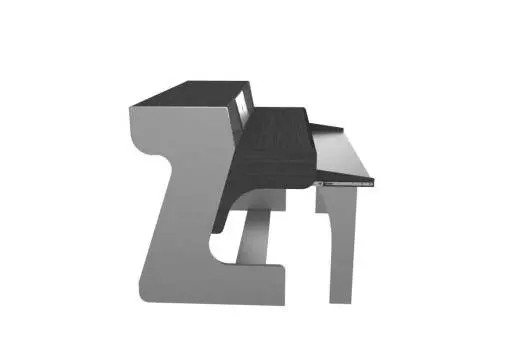 Miza 88 Bureau de Studio (Titanium Wenge)