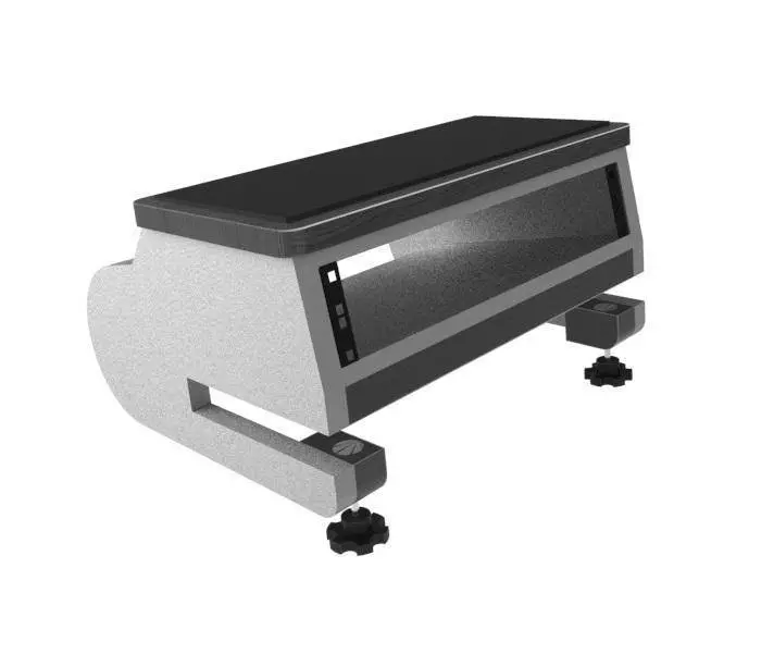 Miza Griprack 2 Desk Rack (Titanium Wenge)