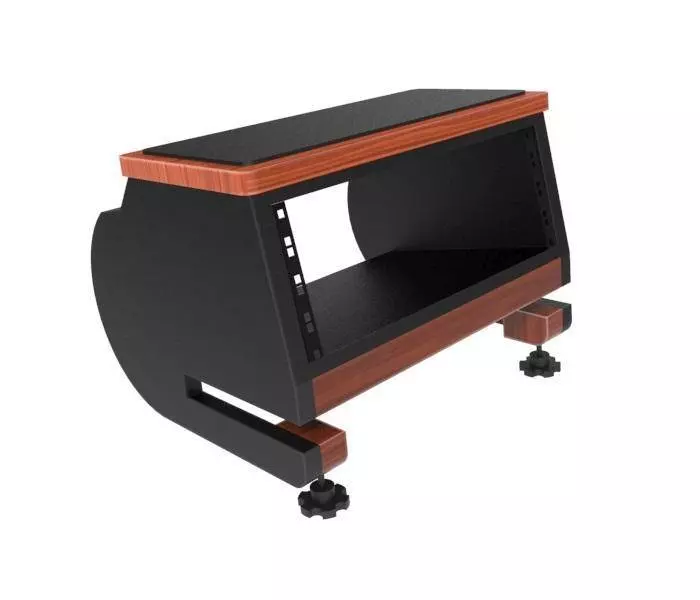 Miza Griprack 4 Desk Rack (Black Cherry)