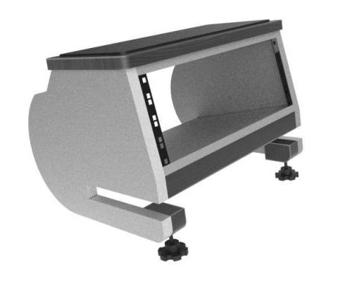 Miza Griprack 4 Desk Rack (Titanium Wenge)