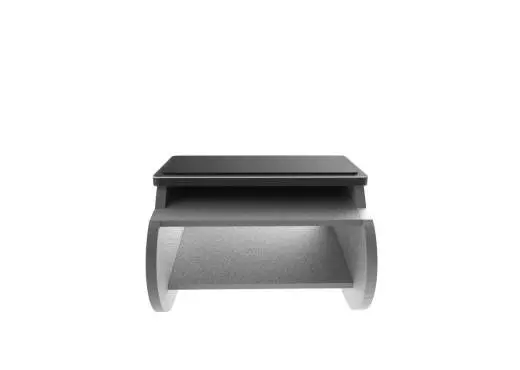 Miza Griprack 4 Desk Rack (Titanium Wenge)
