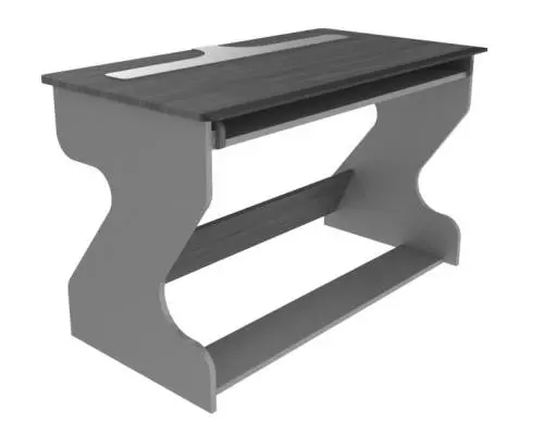 Miza Jr Studio Desk (Titanium Wenge)