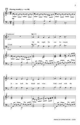 From an Upper Room - Martin - SATB