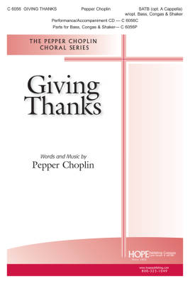 Giving Thanks - Choplin - SATB