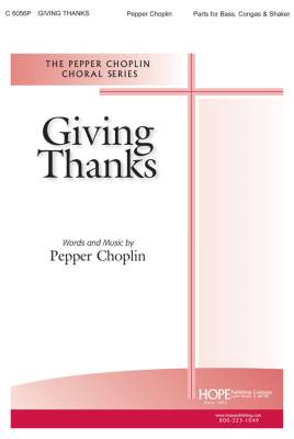Giving Thanks - Choplin - Rhythm Parts