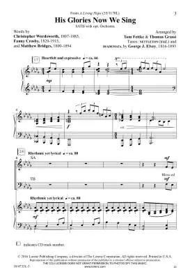 His Glories Now We Sing - Fettke/Grassi - SATB