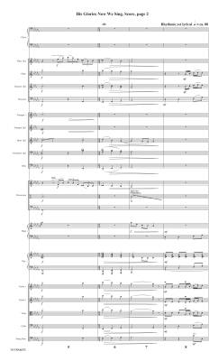 His Glories Now We Sing - Fettke/Grassi - Orchestral Score/Parts